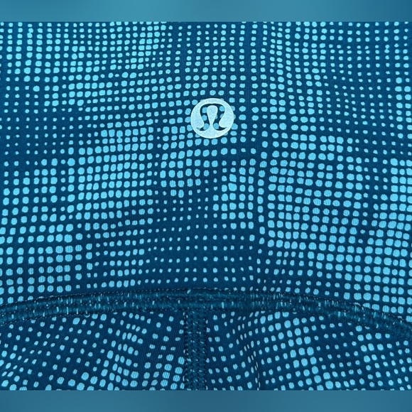 Lululemon Speed Up Tight Leggings Illusion Tidal Teal Bermuda Teal Size 4 - Picture 6 of 10